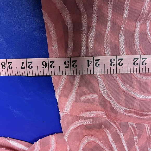 Alfred Dunner Woman Swirl Pattern Button Up Semi-Sheer Blouse Plus Size 18W - Picture 6 of 7